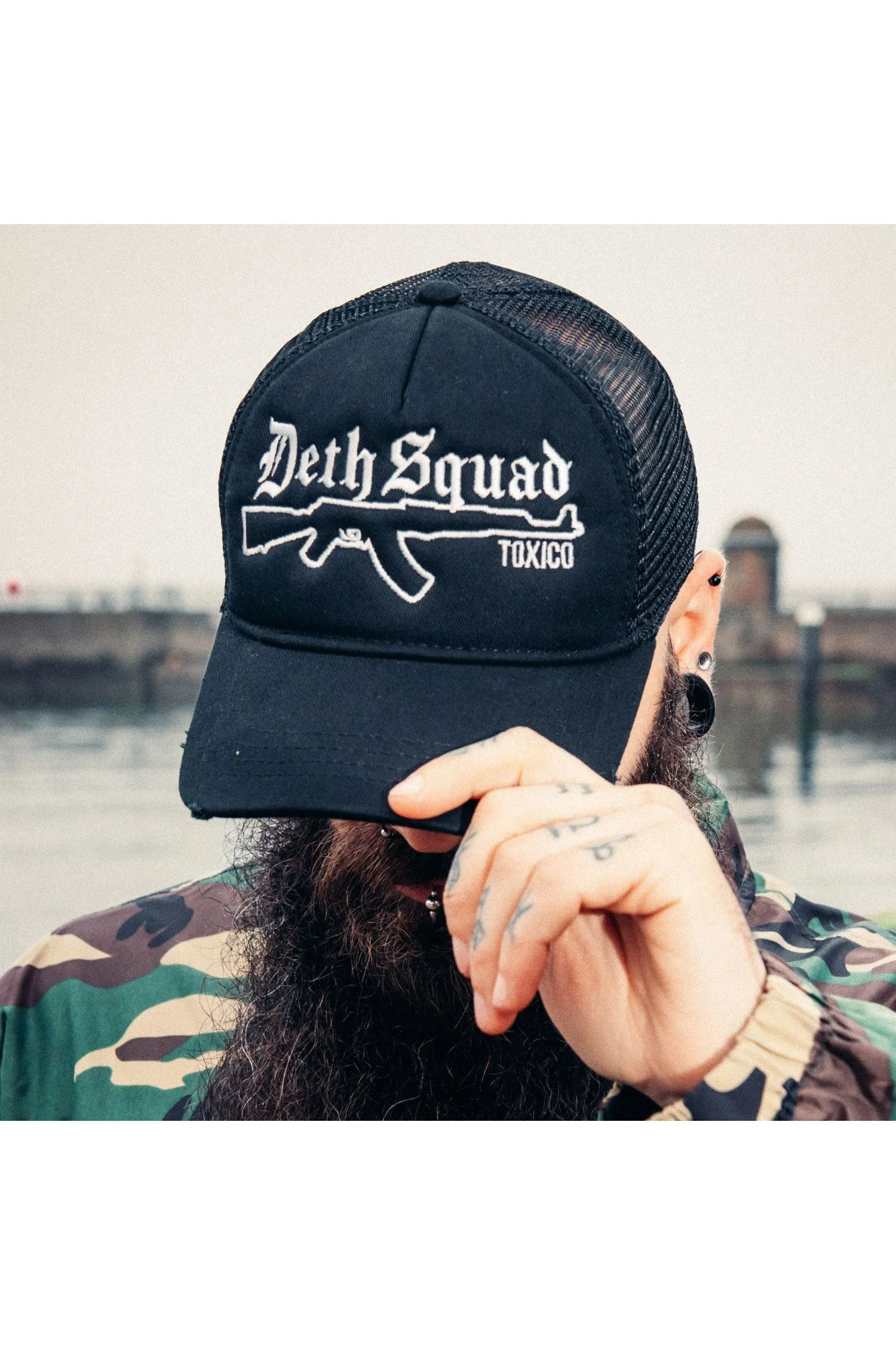 Deth Squad AK Distress Trucker Hat - Unisex