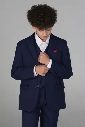 Device - Boy's Mark Blue Three Piece Suit