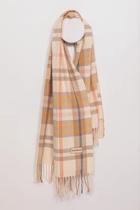 di firenze Plaid Cold Weather Oblong Scarf