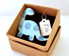 Dinosaur Enamel Brooches - by Jennifer Crockett - JayCee Designs