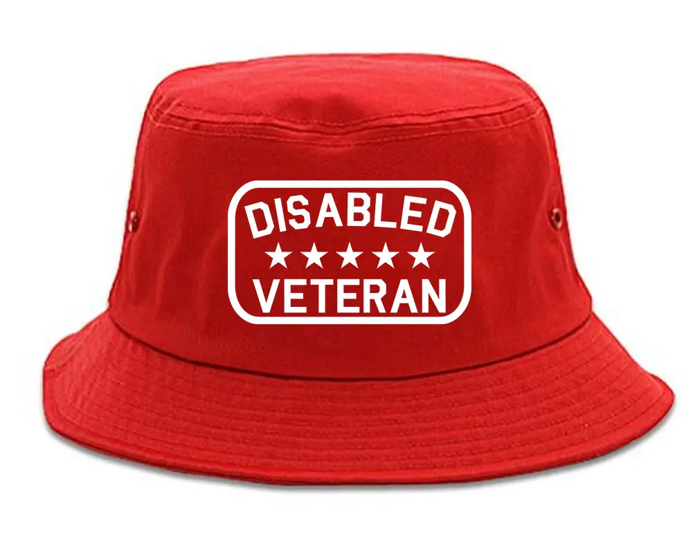 Disabled Veteran Army Mens Bucket Hat