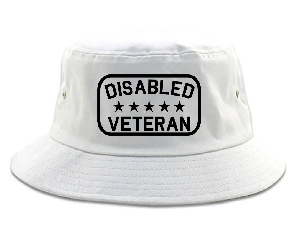 Disabled Veteran Army Mens Bucket Hat