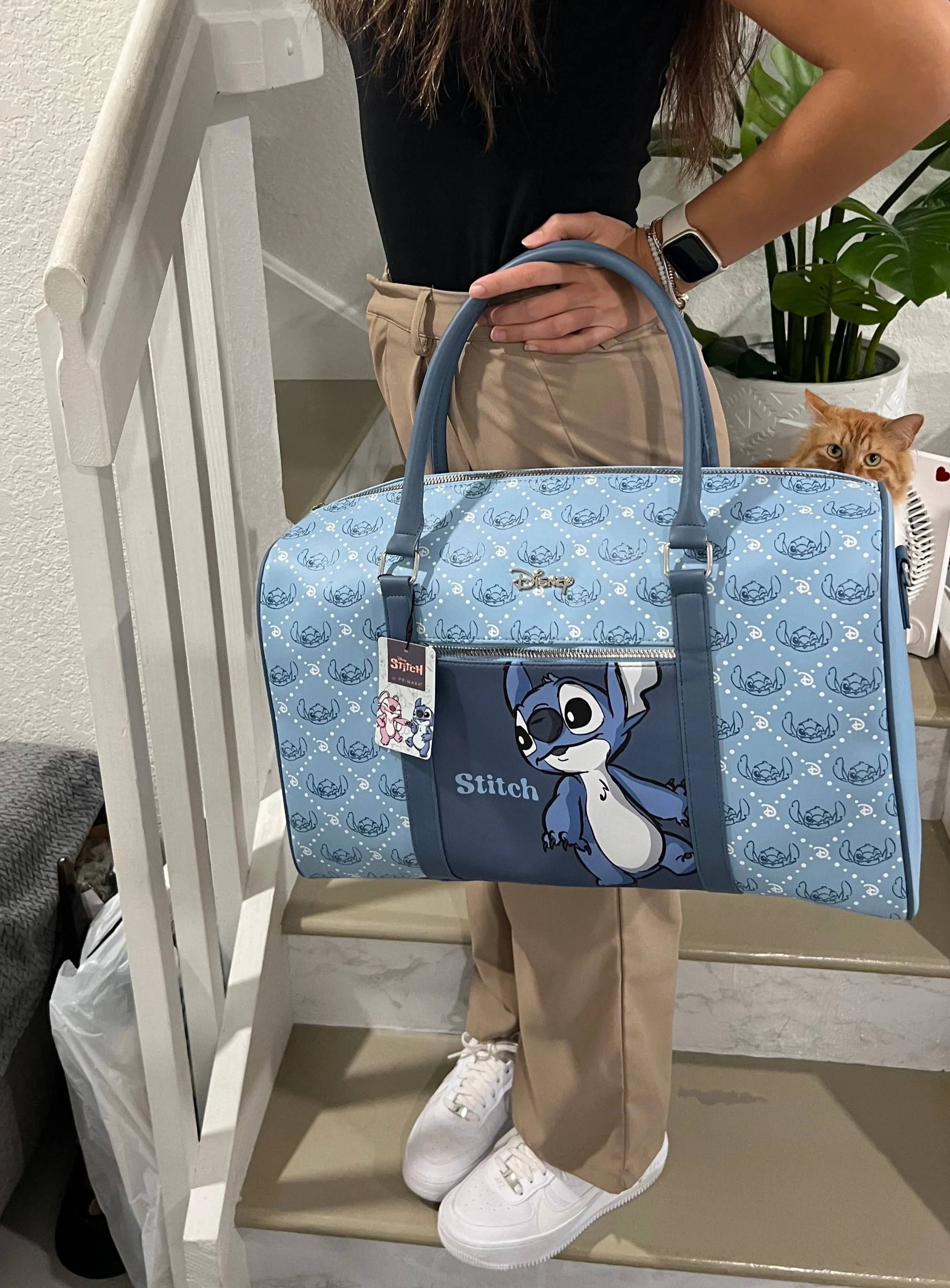 Disney Stitch Weekender Duffle Overnight Travel Bag