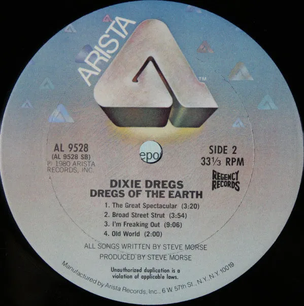 Dixie Dregs - Dregs Of The Earth (LP, Album, San) (VG )