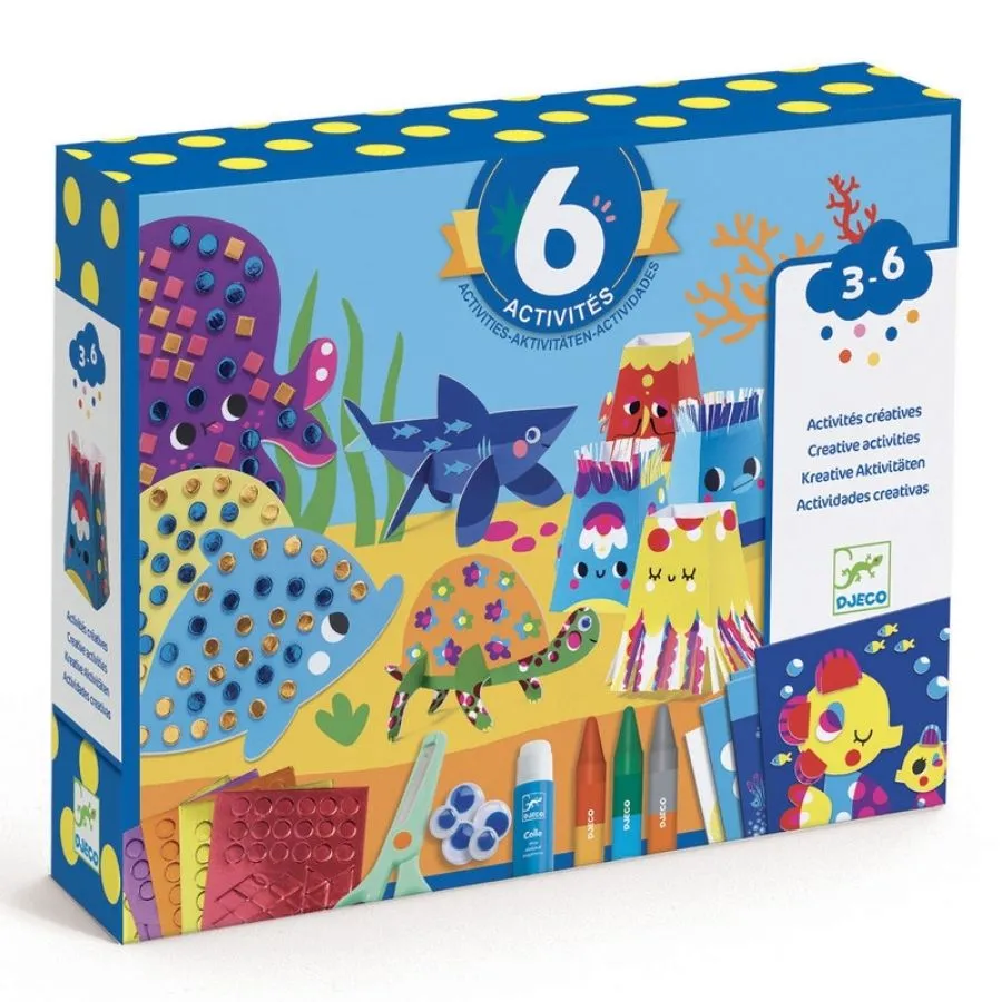 Djeco - Seaside Delights Multi Craft Kit