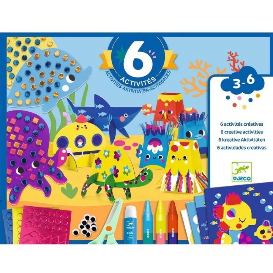 Djeco - Seaside Delights Multi Craft Kit