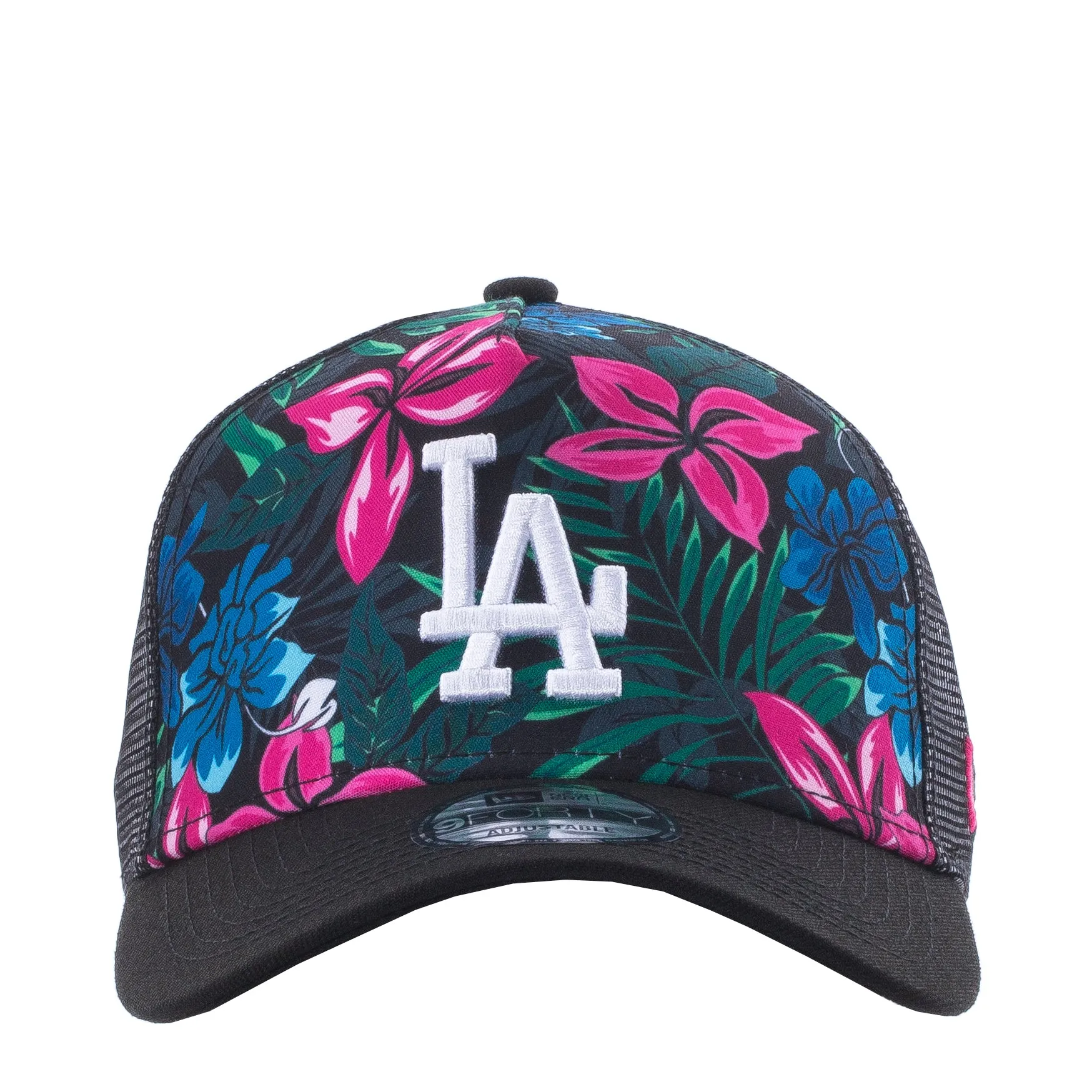 Dodgers Hibiscus Floral Trucker 940