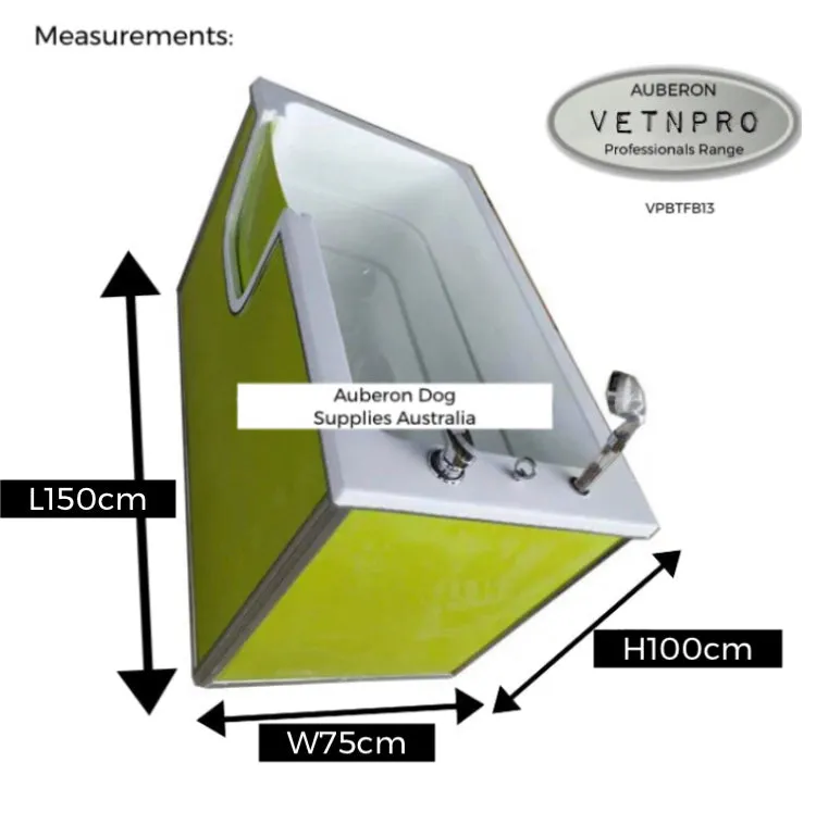 Dog Grooming Bath Tub Fibreglass Acrylic PP GIANT 150cm various colours