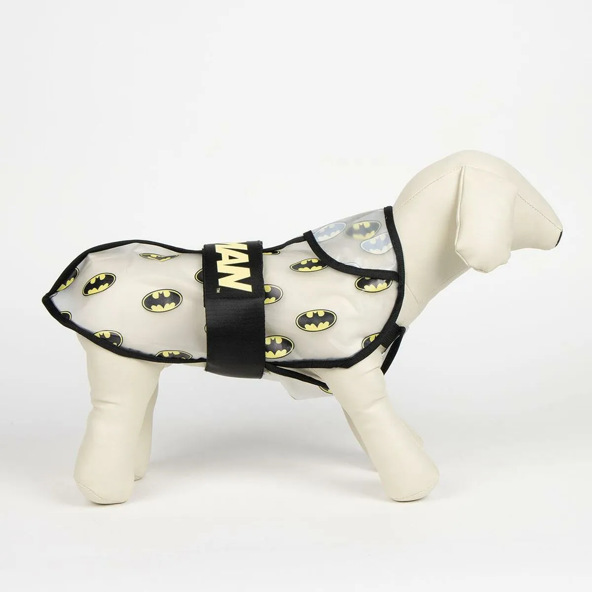 Dog raincoat Batman Yellow L