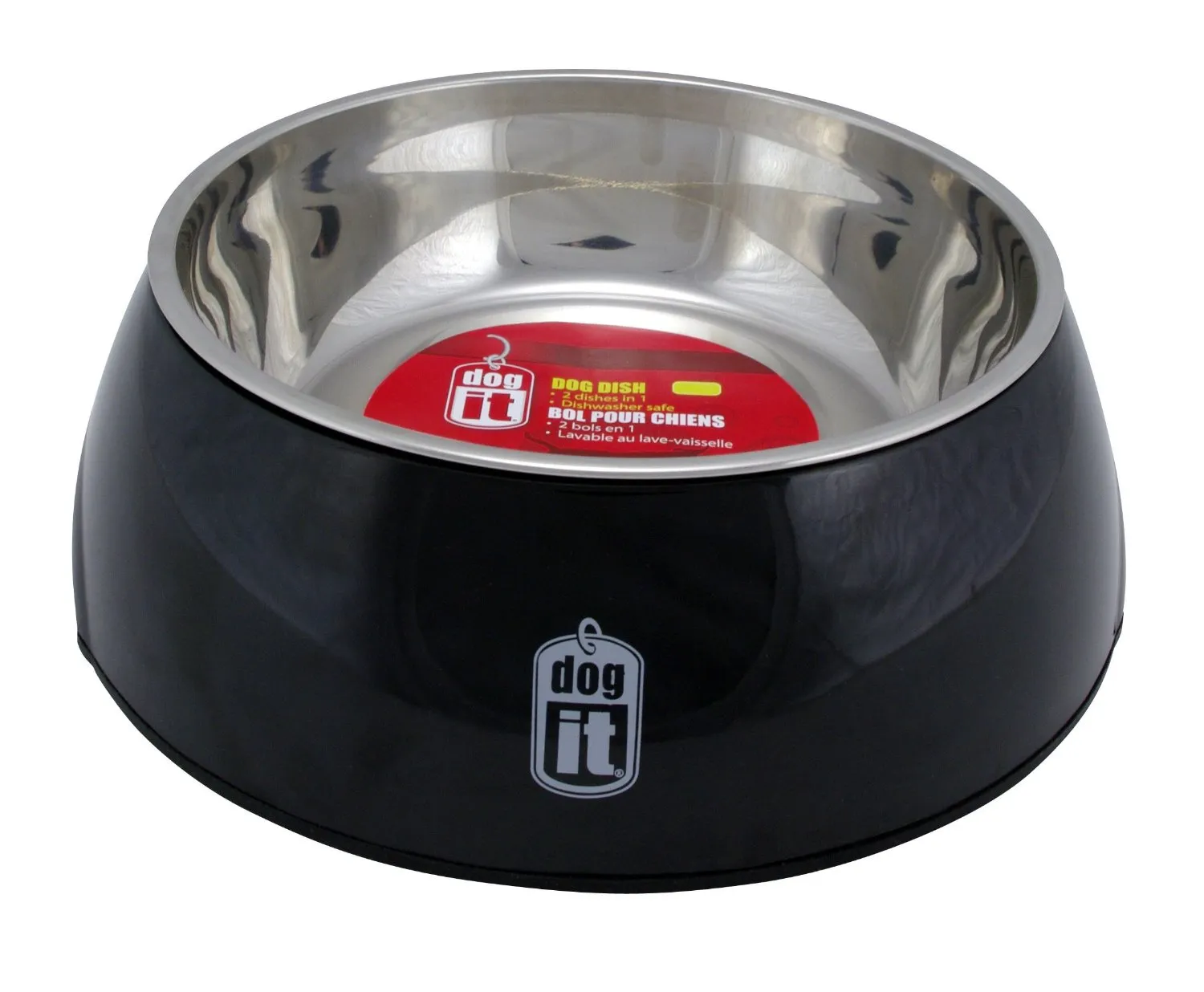 Dogit Durable Bowl with Stainless Steel Insert for Dogs M