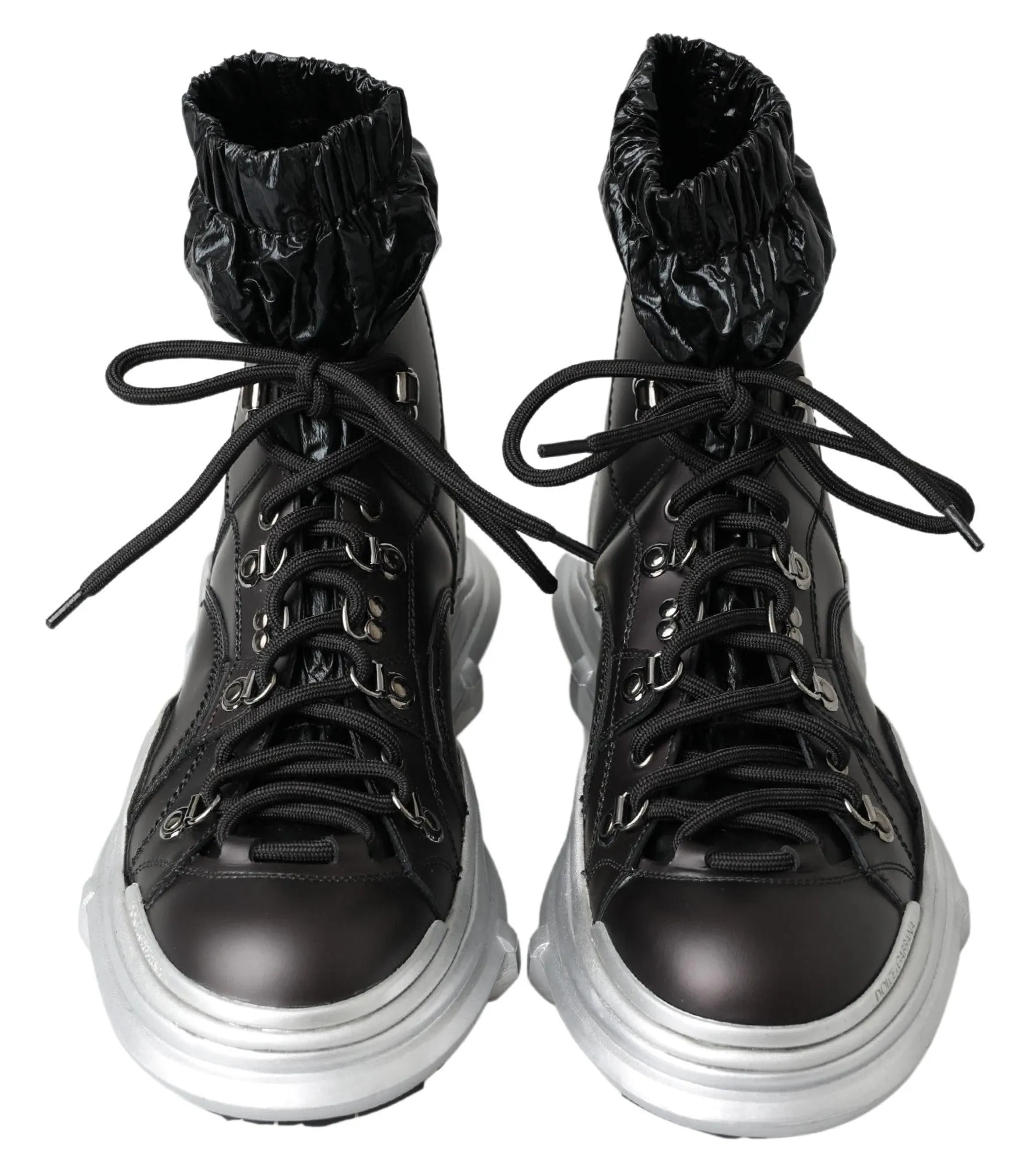 Dolce & Gabbana Black High Top Sneaker Bootie