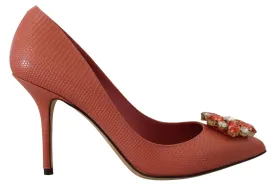 Dolce & Gabbana Exotic Leather Heels Pumps in Pink