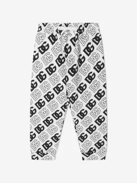 Dolce & Gabbana Kids All Over Logo Print Joggers