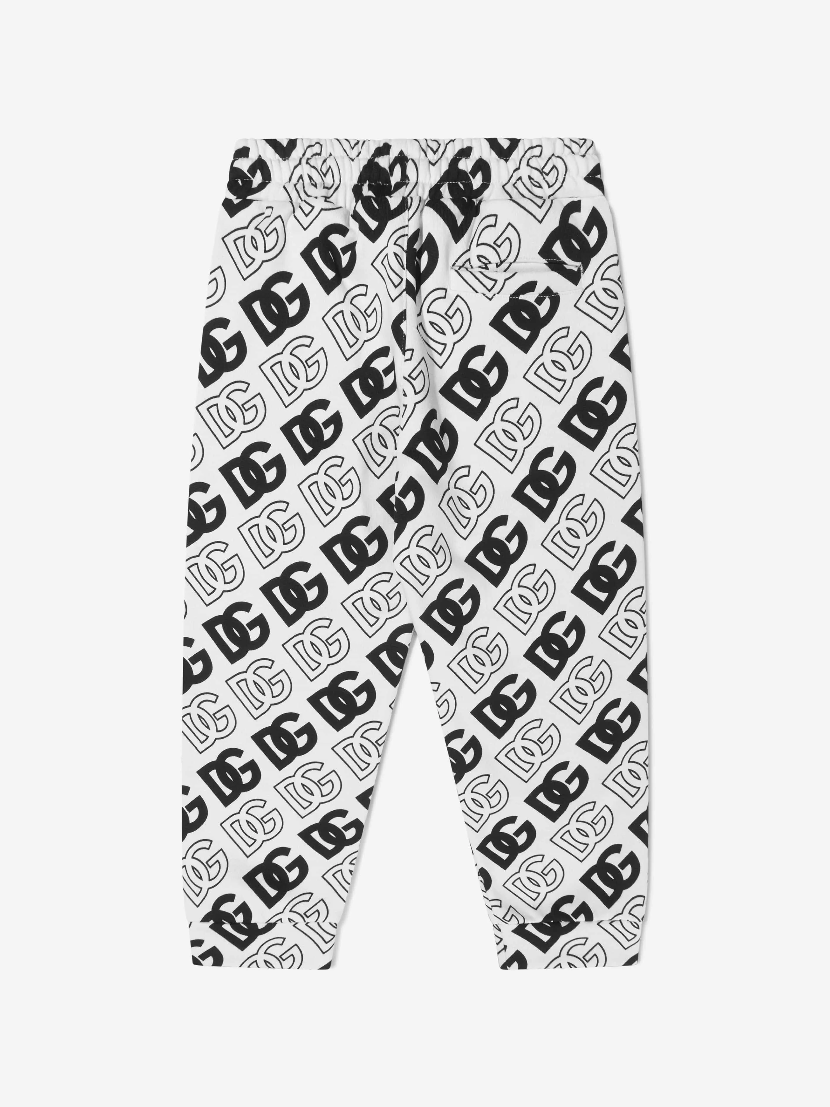 Dolce & Gabbana Kids All Over Logo Print Joggers