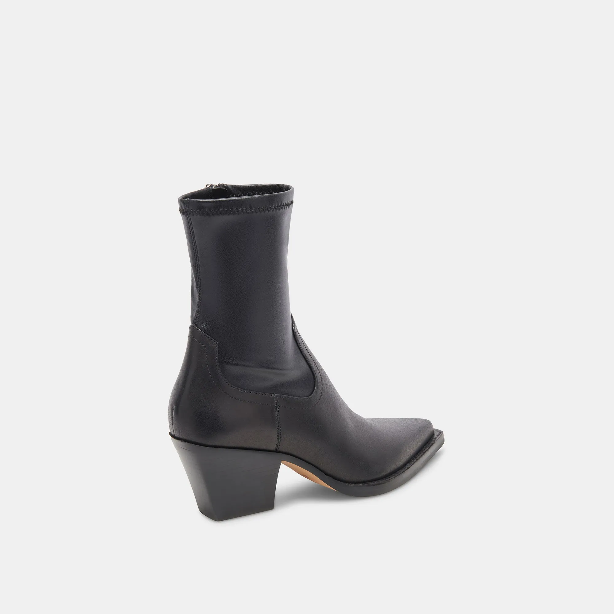 Dolce Vita Rutger Booties in Black Leather