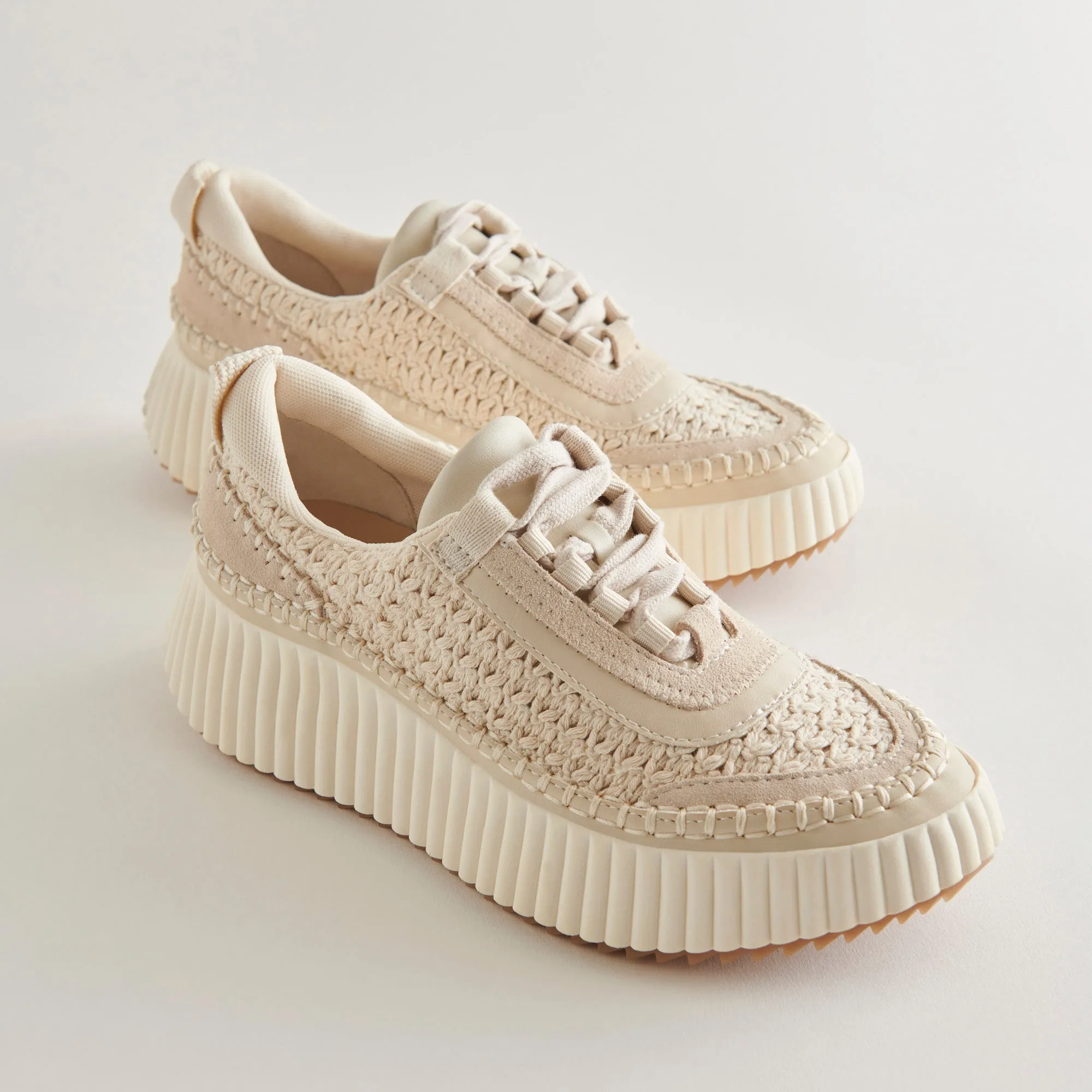 DOLEN SNEAKERS SANDSTONE KNIT - re:vita