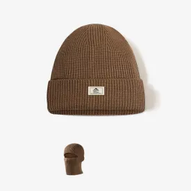 Dome Brimless Face Cover Warm Beanie Knitted Hat