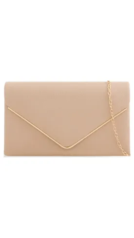 Donna Clutch- Nude