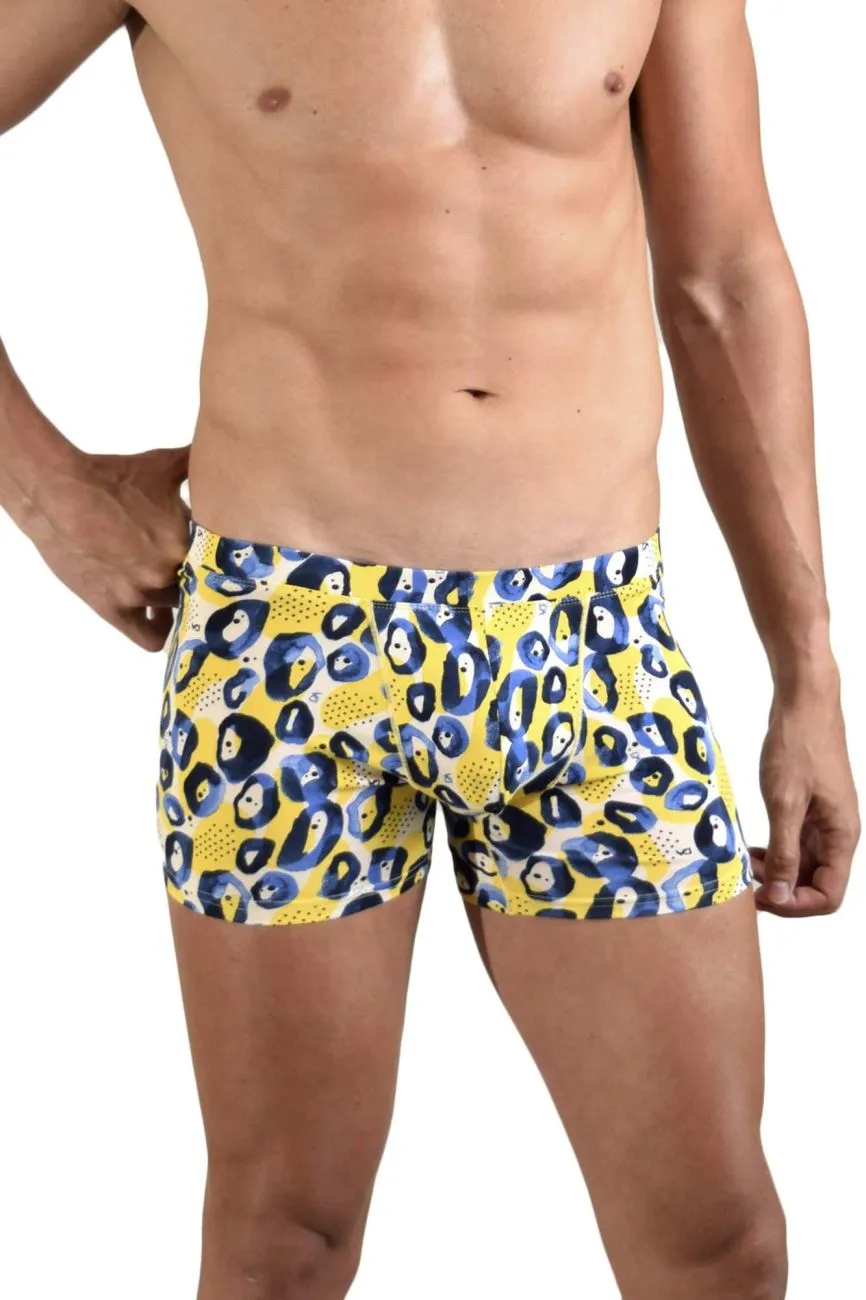 Doreanse 1799-PRN Leopard Art Boxer Briefs Color Printed