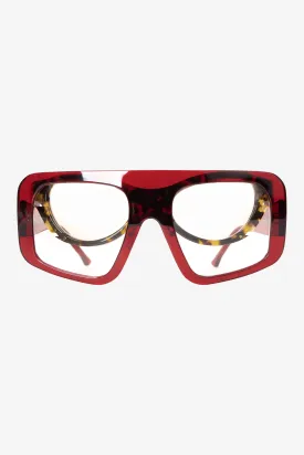 DOUBLE EYEWEAR - BURGUNDY/TORTOISE