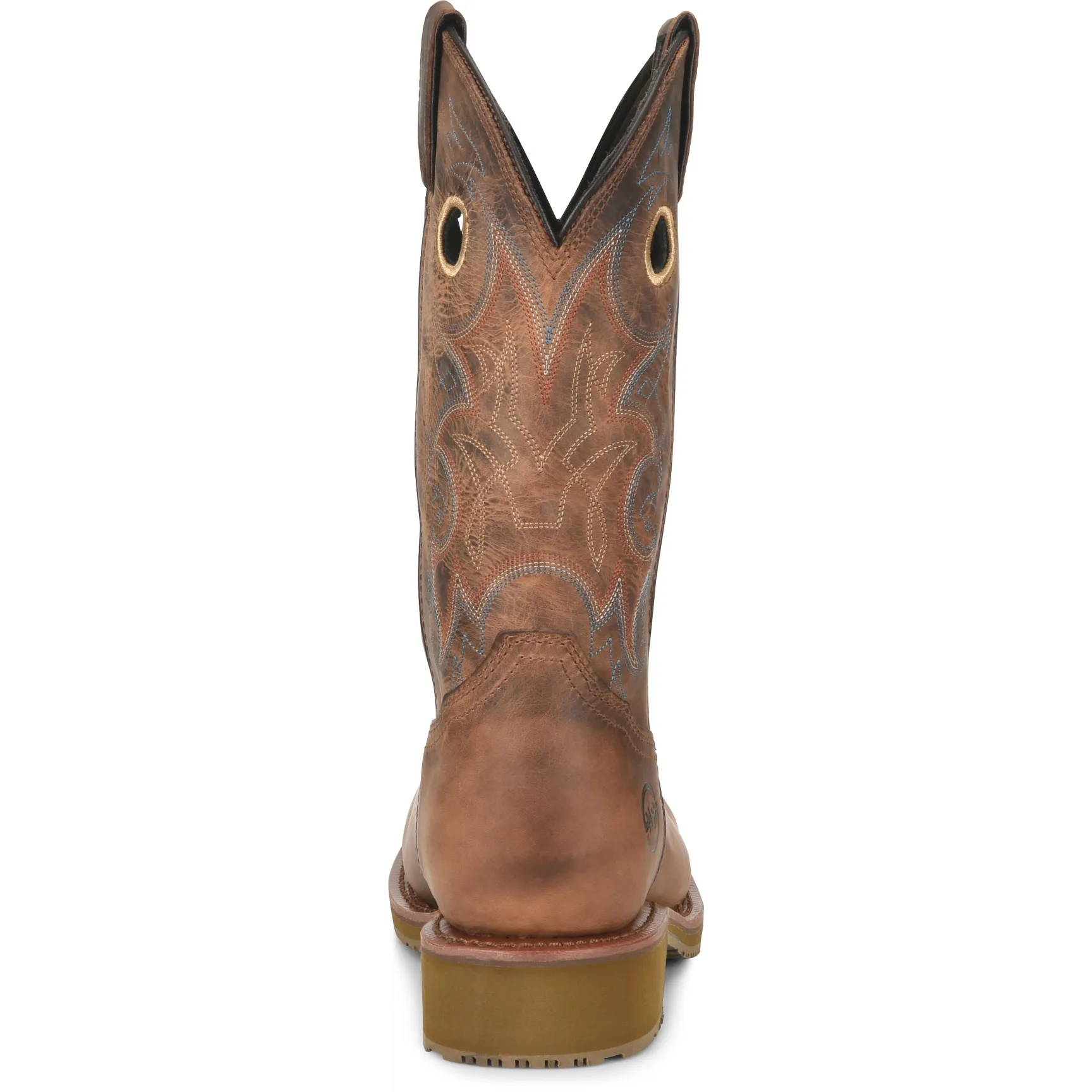 Double H Men's Roy 12" Comp Toe WP Western Work Boot - Brown - DH5246