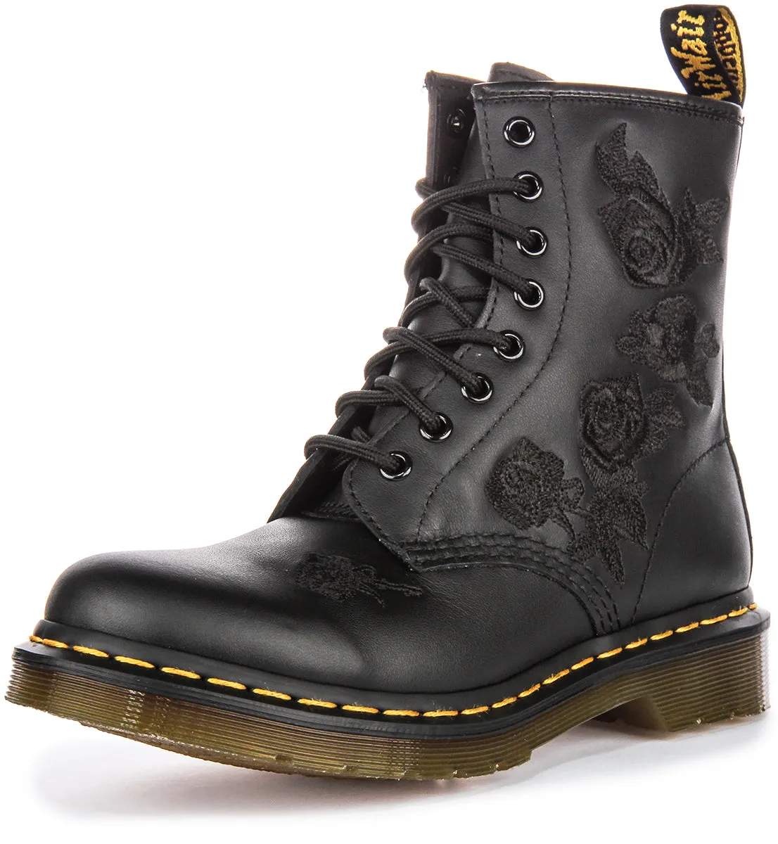 Dr Martens 1460 Vonda In Black Mono For Women