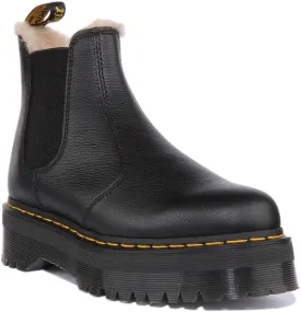 Dr Martens 2976 Quad Fur Lined In Black