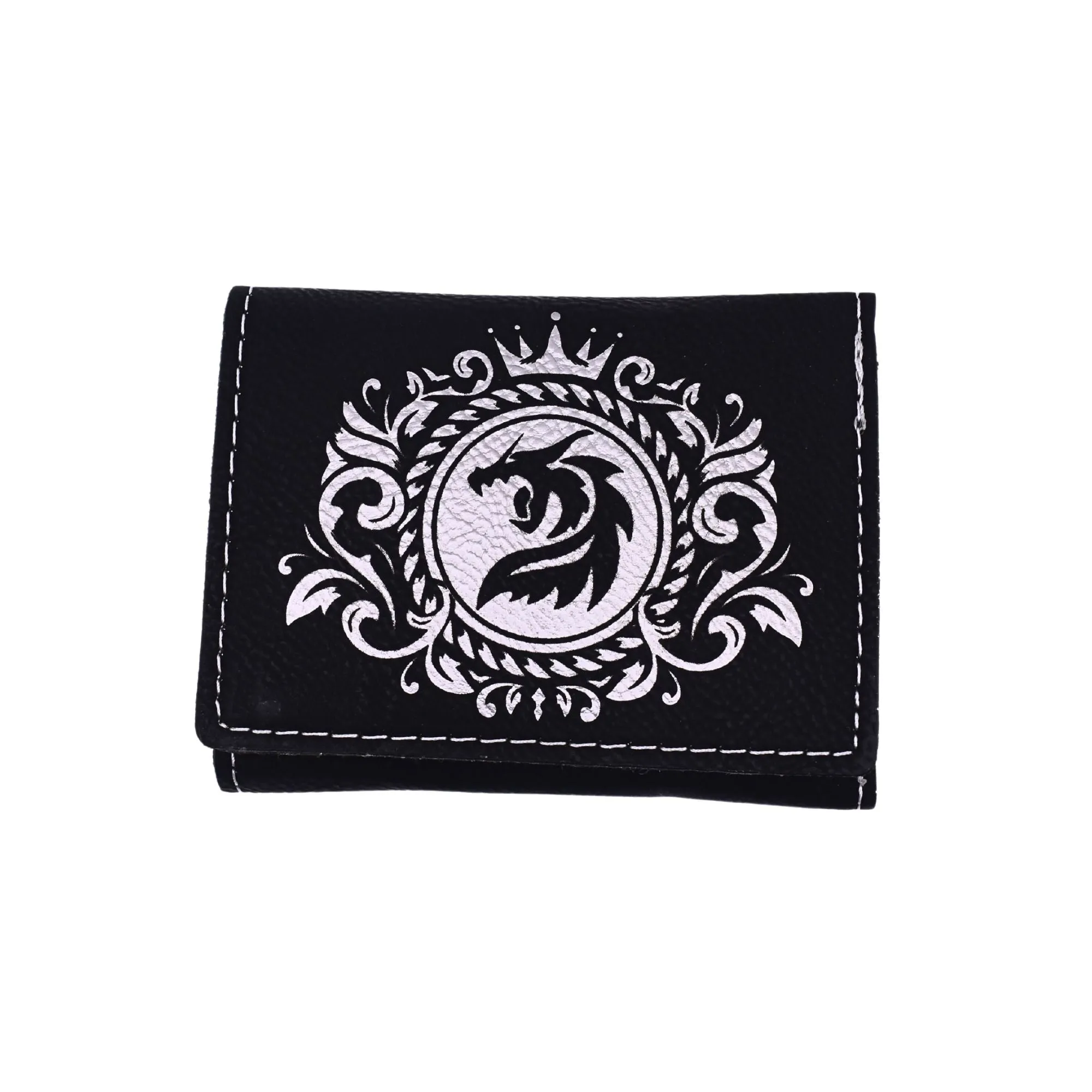 Dragon Emblem Trifold Wallet