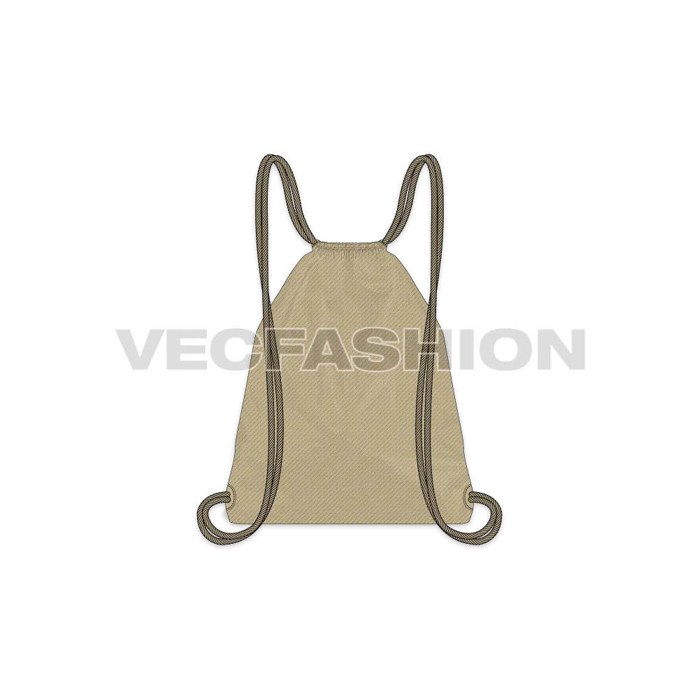 Drawstring Backpack Vector