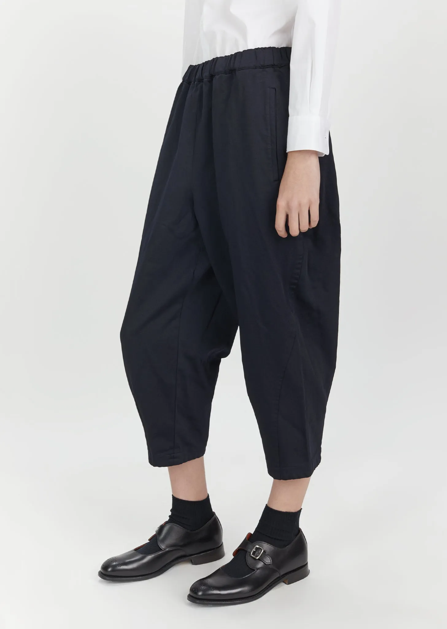 Drawstring Wide Leg Trousers