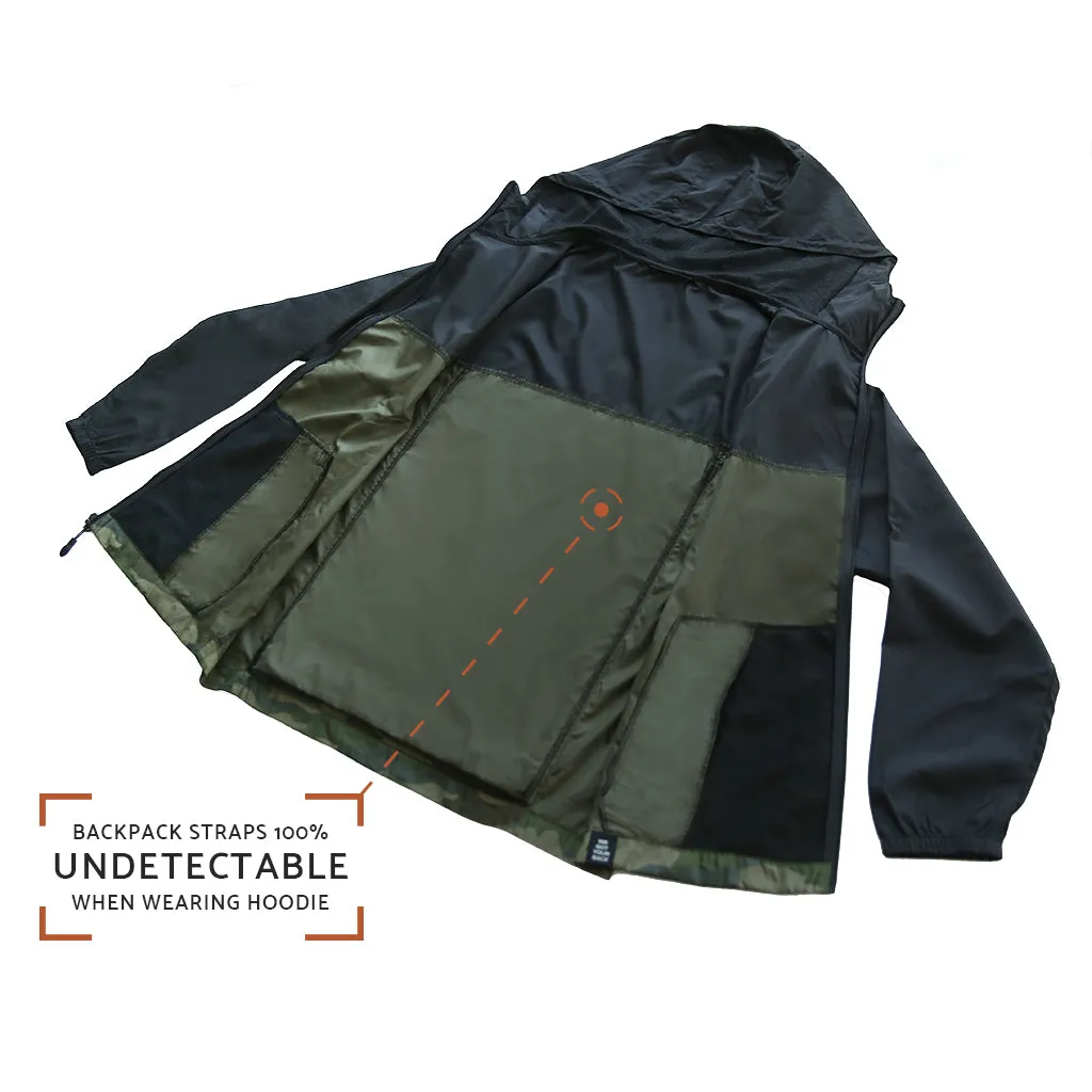 Dryflip Windbreaker (Black/Camo)