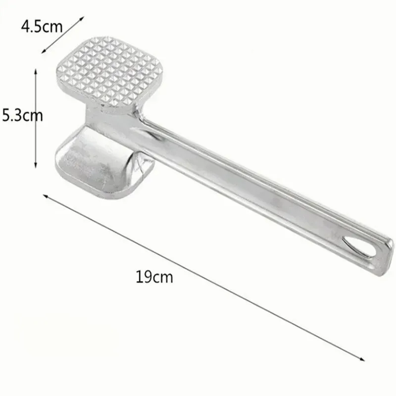 Dual-Sided Aluminum Meat Tenderizer Hammer