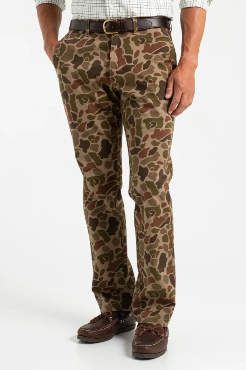 Duck Head Toasted Khaki Camo Chino