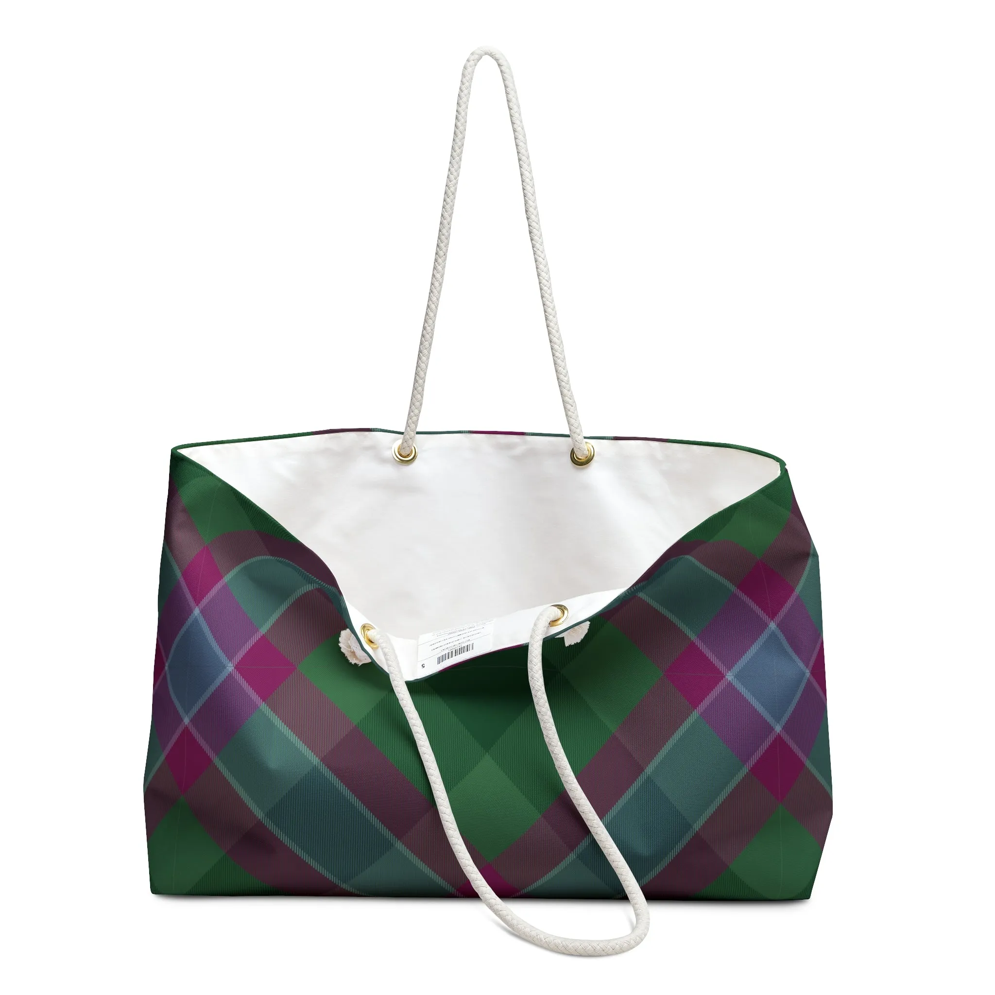 Dunans Rising Tartan Weekender Bag