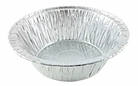 Durable 5 3/4" Aluminum Foil Meat Pot Pie Pan 1 13/16" Deep 125/PK