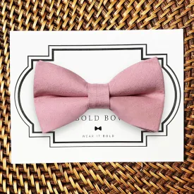 Dusty Rose Bow Tie for Dog and Cat Collar