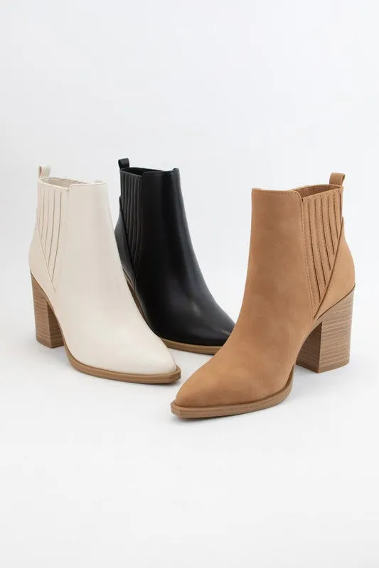 Duvets Pointed Toe Ankle Boot  *FINAL SALE*