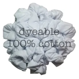 Dyeable Cotton Scrunchies