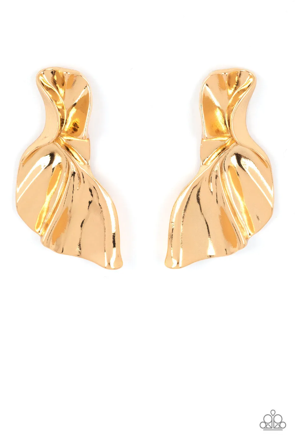 Earrings METAL-Physical Mood - Gold E475