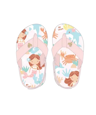 Earth Nymph "Seaside" Baby Girl Flip Flops