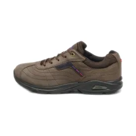 Ecco Low-Top Sneakers Leather Brown Colour For Women