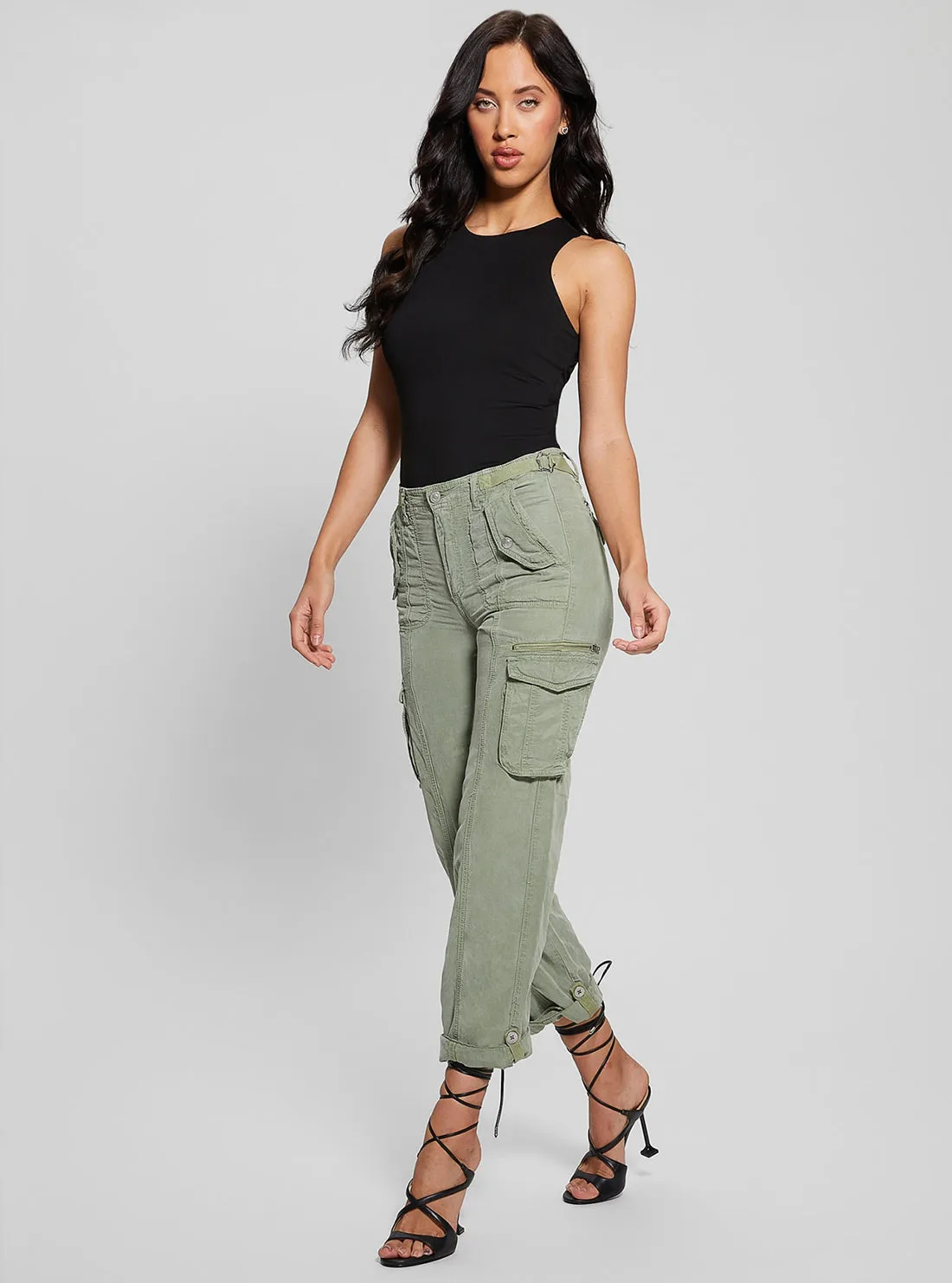 Eco Khaki Green Nessi Cargo Pants