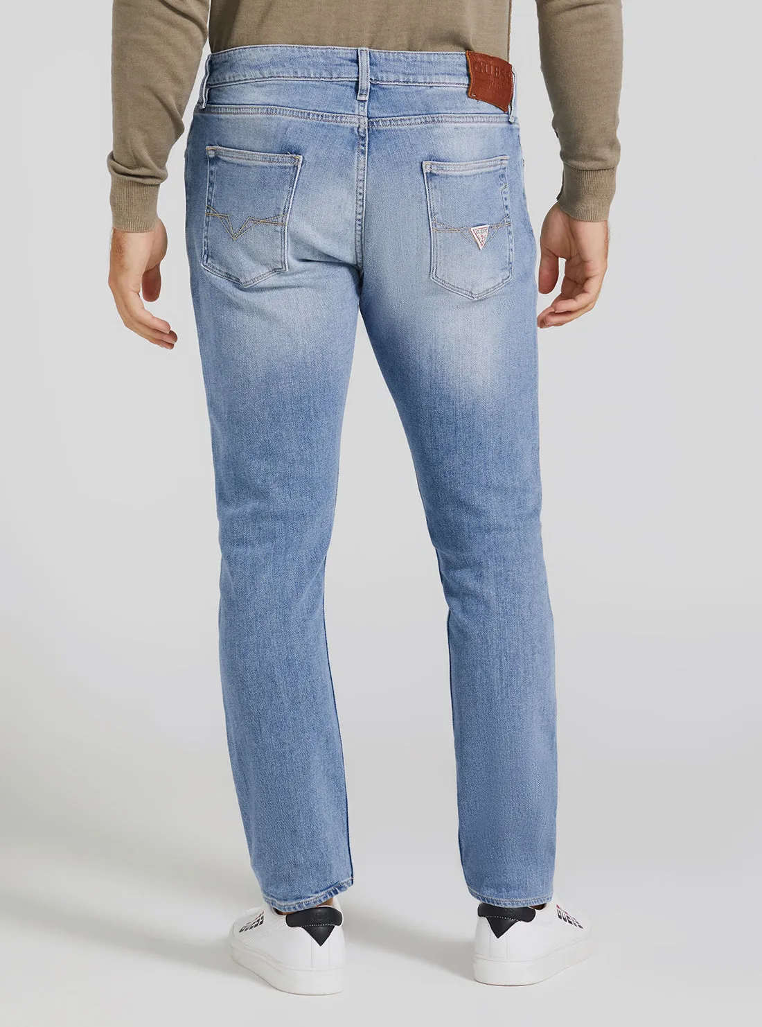 Eco Low Rise Skinny Fit Chris Denim Jeans In Carry Light Wash