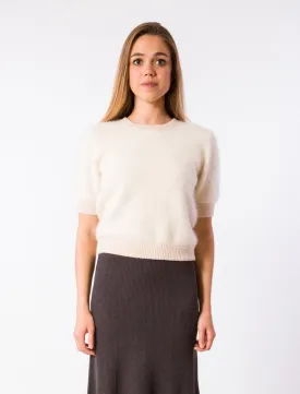 Ecru/Beige Caxixi Crew Neck Sweater