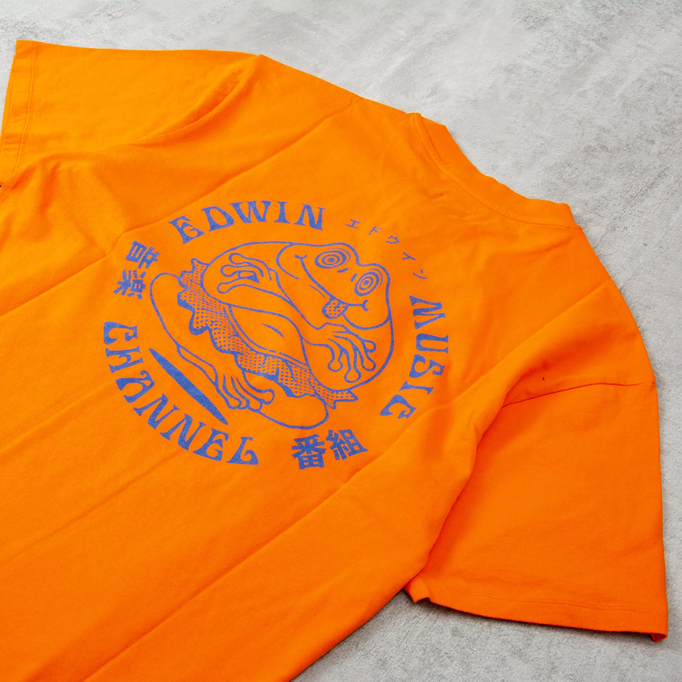 Edwin Music Channel S/S Tee - Orange