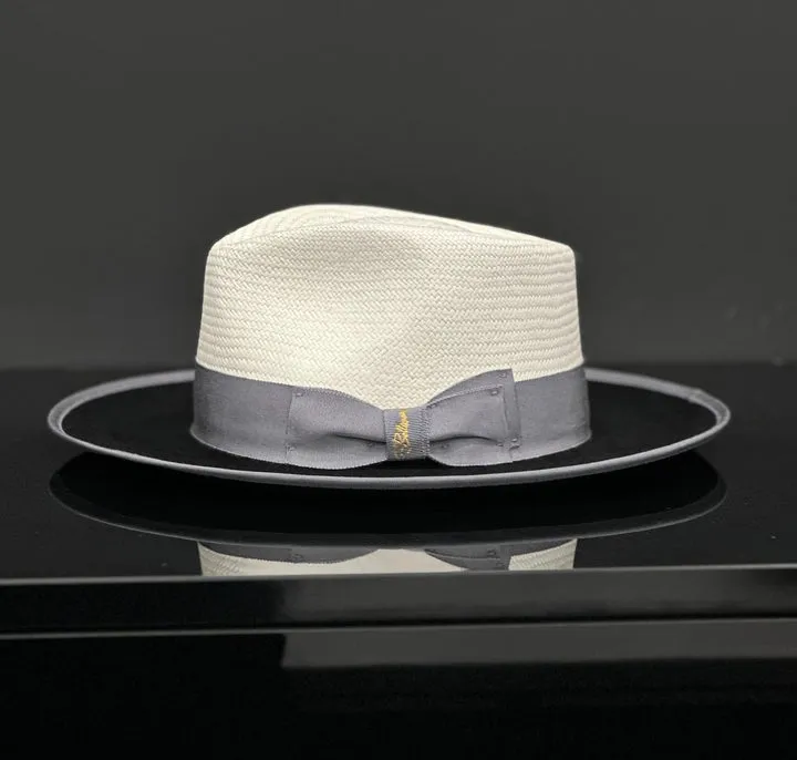 Effortless Class Two Stone Straw Felt Fedora Hat-Camel