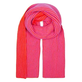 Eirwen Chunky Rib Scarf - Chateau Rose