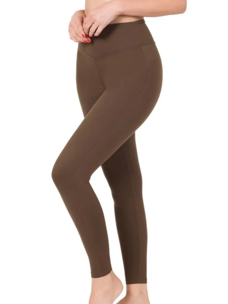 Elaine High-Rise Leggings - Americano