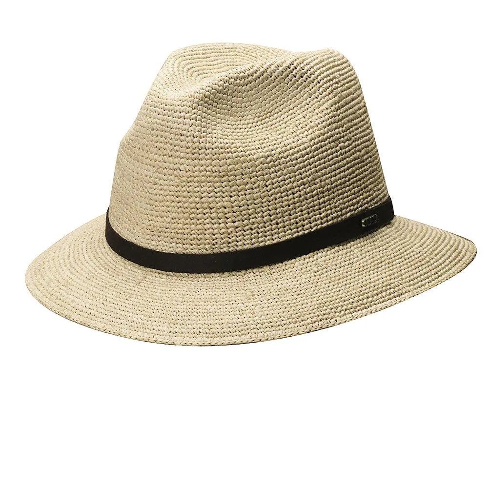 Elbio - MR42OS - Scala Fine Crocheted Raffia Safari Hat