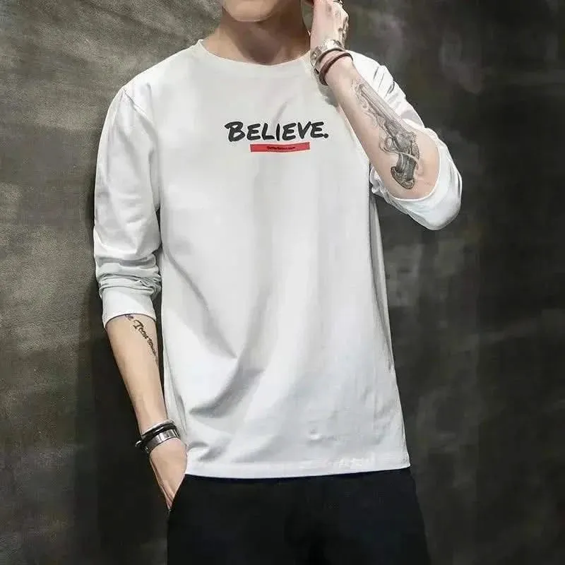 Elegant Men's Long Sleeve T-shirt